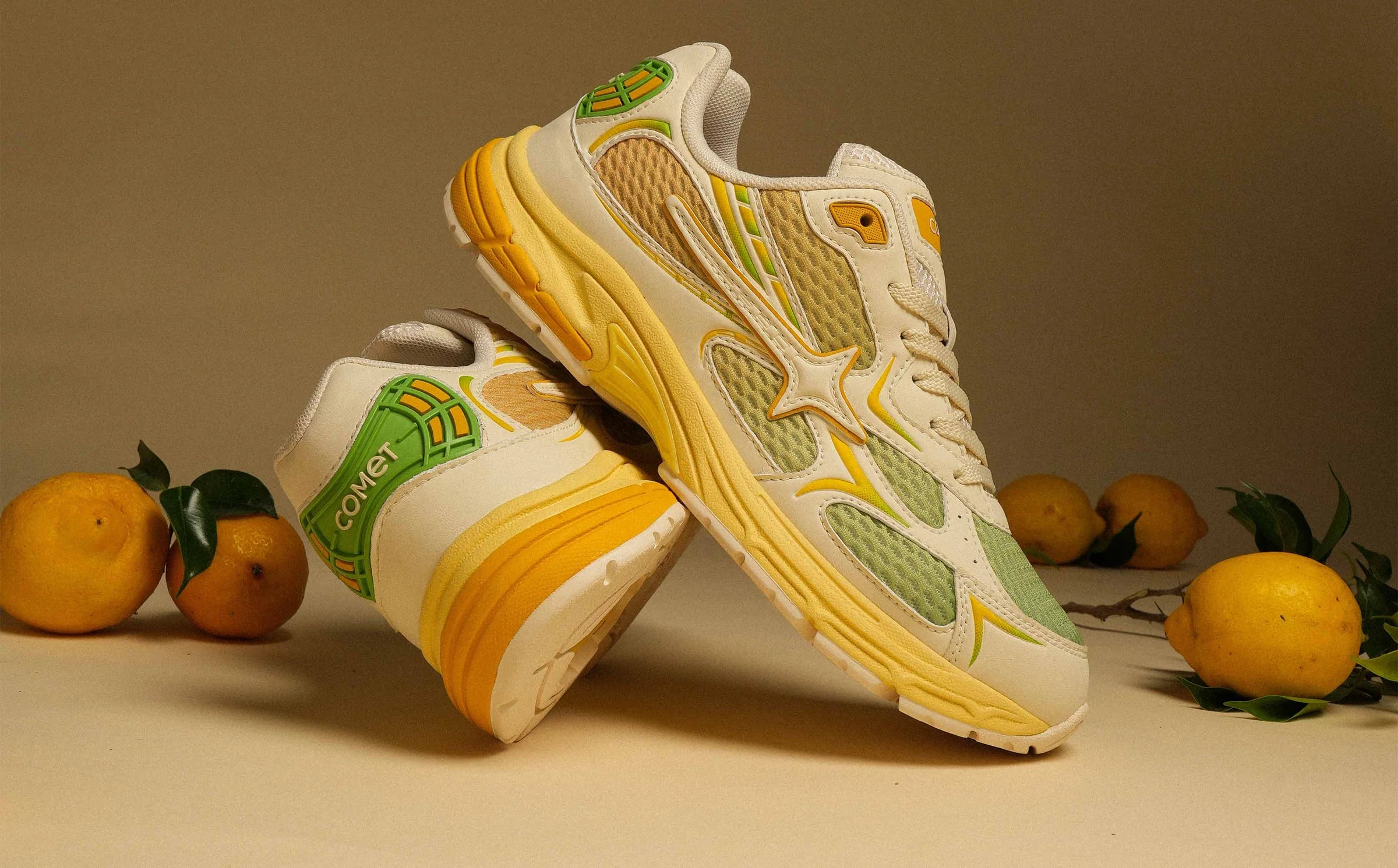 comet nimbus shoes based on exclusive indian summer collection.