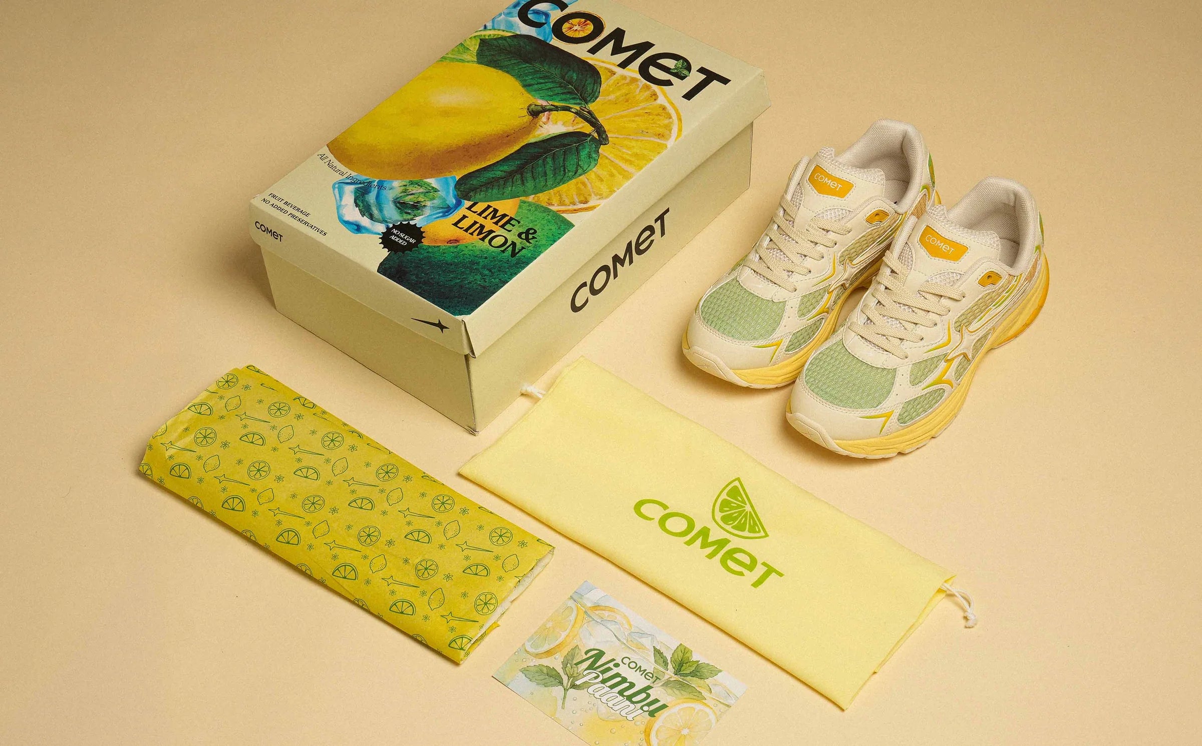 comet nimbus shoes based on exclusive indian summer collection.